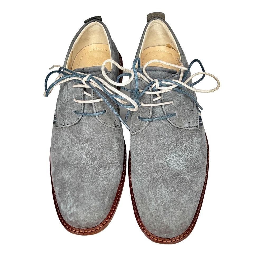 ECCO gray suede lace-up derby shoes men's‎ EU 40 (US ~7–7.5) - Picture 9 of 11